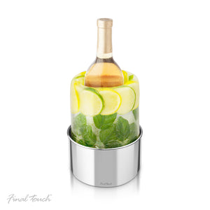 Final Touch Stainless Steel Ice Bottle Chiller