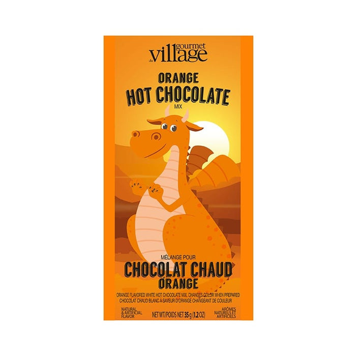 Gourmet Village Colour-Changing Hot Chocolate Drink Mix, Orange Dragon