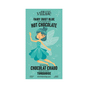 Gourmet Village Colour-Changing Hot Chocolate Drink Mix, Turquoise Fairy Dust