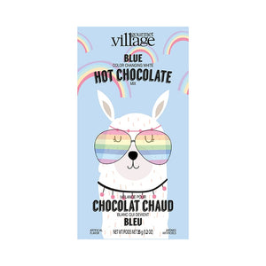 Gourmet Village Colour-Changing Hot Chocolate Drink Mix, Blue Llama