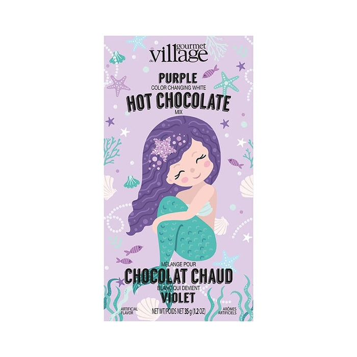 Gourmet Village Colour-Changing Hot Chocolate Drink Mix, Purple Mermaid