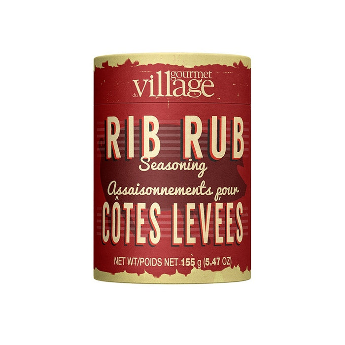 Gourmet Village Rib Rub Seasoning Canister