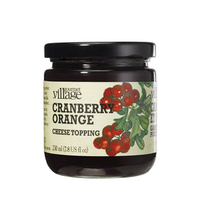 Gourmet Village Cheese Topping, Cranberry Orange