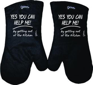Grimm Oven Mitt Set, You Can Help