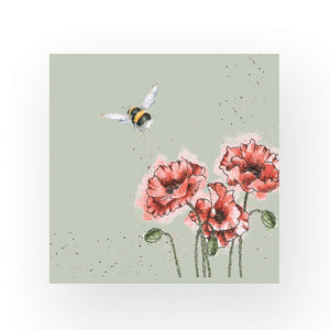 Wrendale Designs Luncheon Paper Napkin, 'Flight of the Bumblebee'