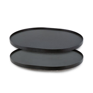Swissmar Matterhorn Replacement Oval Cast Aluminum Reversible Non-Stick Grill Plate