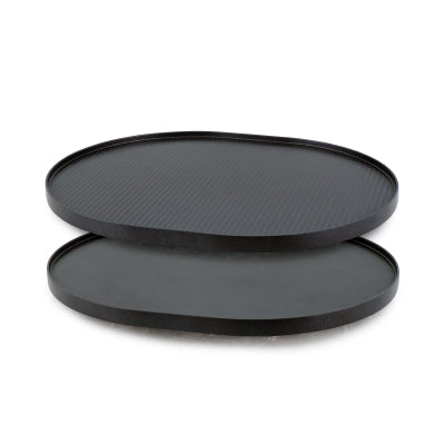 Swissmar Matterhorn Replacement Oval Cast Aluminum Reversible Non-Stick Grill Plate