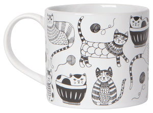 Danica Jubilee Mug in Box, Purr Party Cats