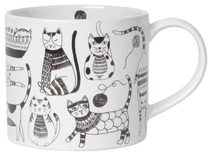 Danica Jubilee Mug in Box, Purr Party Cats