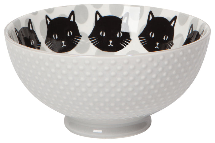 Danica Jubilee Medium Stamped Bowl 6 Inch, Feline Fine