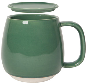 Danica Heirloom Tint Mug with Lid, Jade
