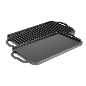 Lodge Cast Iron Chef Collection Reversible Grill/Griddle 19.5 x 10 Inch
