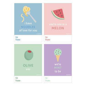 Classy Cards Love Notes Set, Foodie Collection