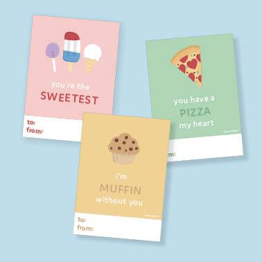 Classy Cards Love Notes Set, Foodie Collection