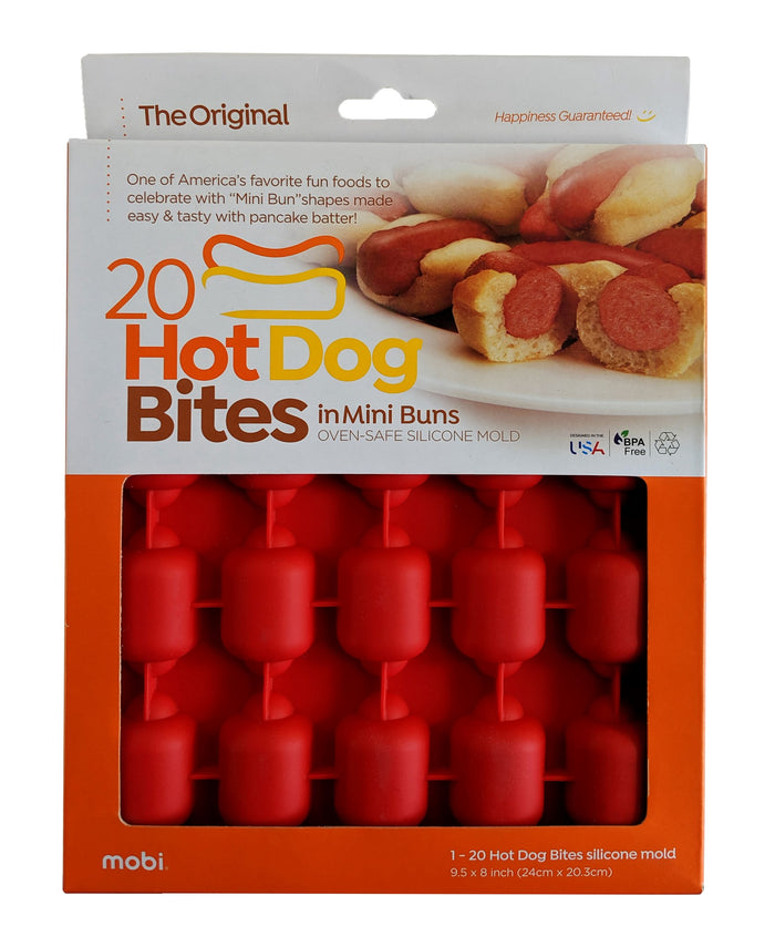 Mobi Silicone Hot Dog Mold, Hot Dog Bites