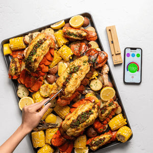 MEATER Meat Thermometer Plus With Bluetooth® Repeater, Honey Bamboo Colour