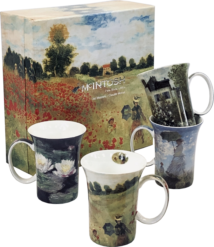 McIntosh Mugs Set of 4, Monet Classics