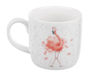 Wrendale Designs Mug 11oz, 'Pink Ladies' Flamingos