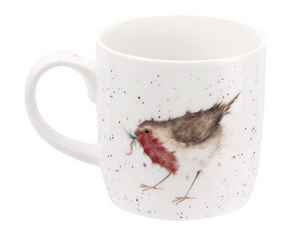Wrendale Designs Mug 11oz, Robin 'Garden Friend'