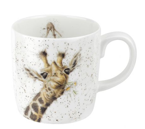 Wrendale Designs Mug 14oz, Giraffe 'Lofty'