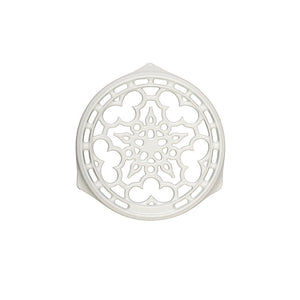 Le Creuset Deluxe Round Trivet, White