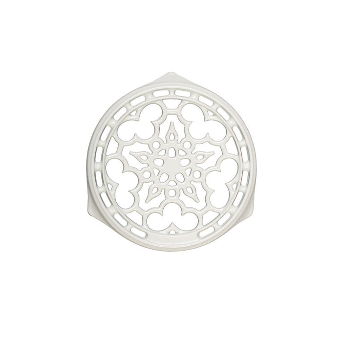 Le Creuset Deluxe Round Trivet, White