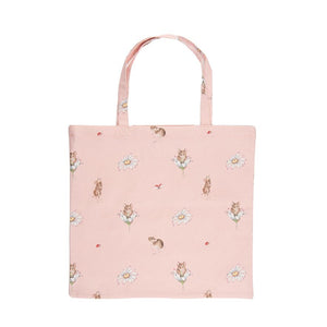 Wrendale Designs Foldable Shopping Bag, 'Oops-A-Daisy'