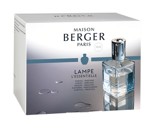 Maison Berger Essential Square Lamp Starter Gift Set + 250ml Air Pur So Neutral + 250ml Ocean Breeze