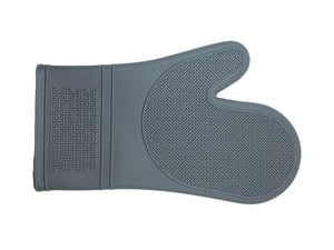 Kitchen Basics Silicone Oven Mitt 12 Inch, Grey