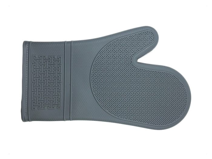 Kitchen Basics Silicone Oven Mitt 12 Inch, Grey