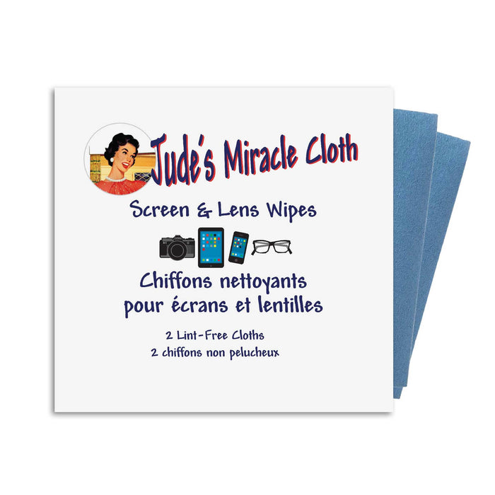 Jude's Screen & Lens Wipes 2pk