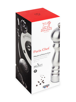 Peugeot Paris Chef Pepper Mill 18cm, Stainless Steel