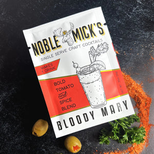 Noble Mick's Single Serve Craft Cocktail Drink Mix, Bloody Mary
