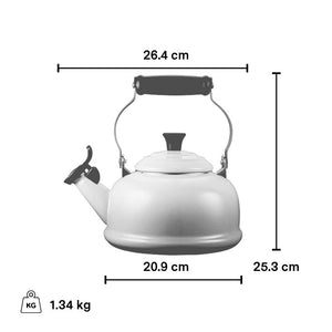 Le Creuset Classic Whistling Kettle, Oyster