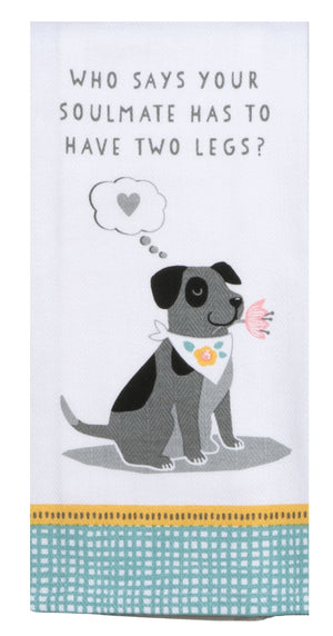 Kay Dee Tea Towel, Dog Patch Soulmate