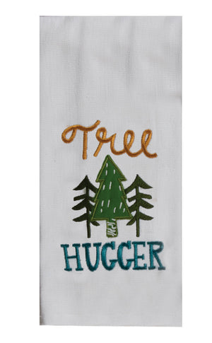 Kay Dee Dual Purpose Terry Tea Towel, Cabin Fever Tree Hugger