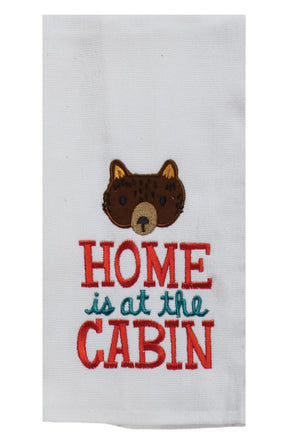 Kay Dee Dual Purpose Terry Tea Towel, Cabin Fever Home Cabin