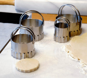 Endurance® Round Rippled-Edge Biscuit Cutters