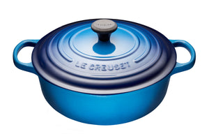 Le Creuset Shallow Round Dutch Oven 6.2L, Blueberry