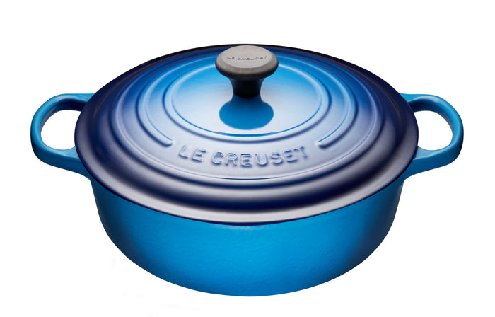Le Creuset Shallow Round Dutch Oven 6.2L, Blueberry
