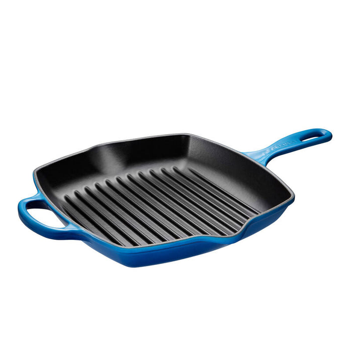 Le Creuset Square Skillet Grill 26 cm | 10 Inch, Blueberry