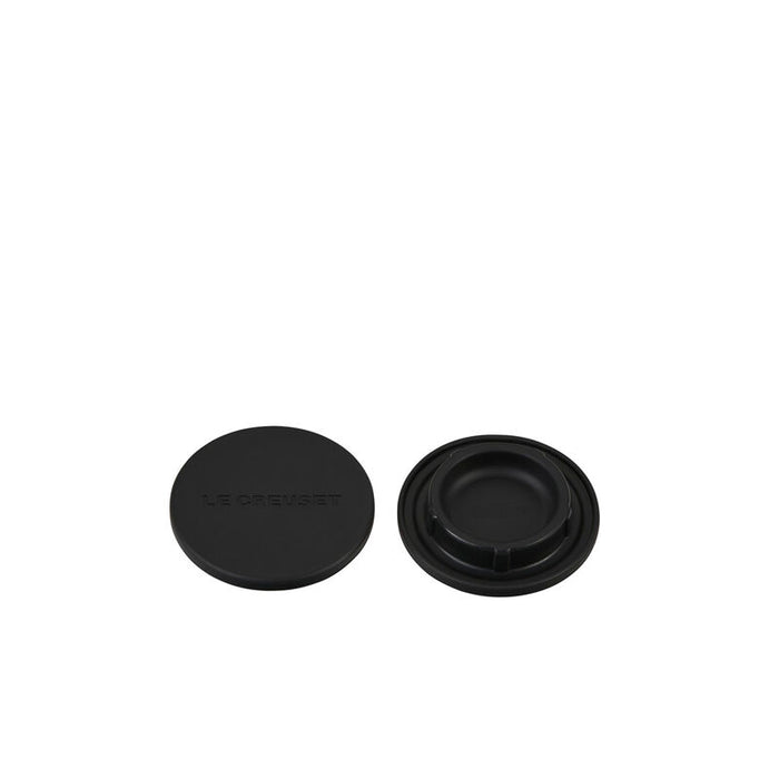 Le Creuset Silicone Mill Caps Set of 2, Black