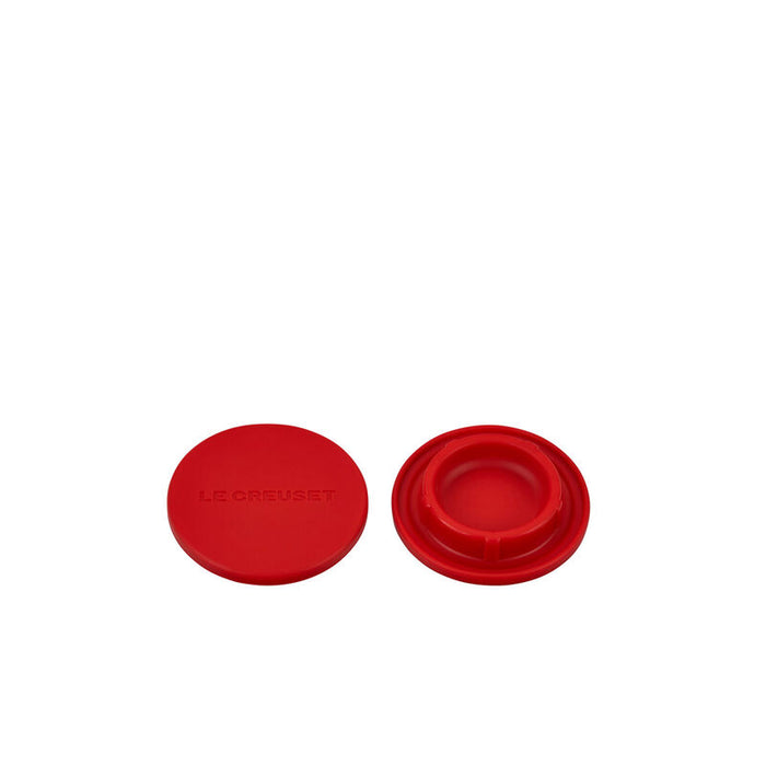 Le Creuset Silicone Mill Caps Set of 2, Cerise