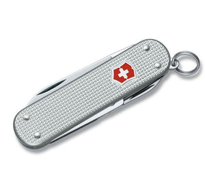 Victorinox Swiss Army Small Pocket Knife Classic Alox Silver