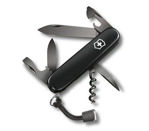 Victorinox Swiss Army Medium Pocket Knife, Spartan Onyx Black