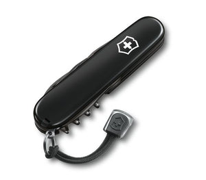 Victorinox Swiss Army Medium Pocket Knife, Spartan Onyx Black