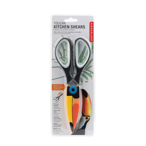Kikkerland Kitchen Scissors/Shears, Toucan