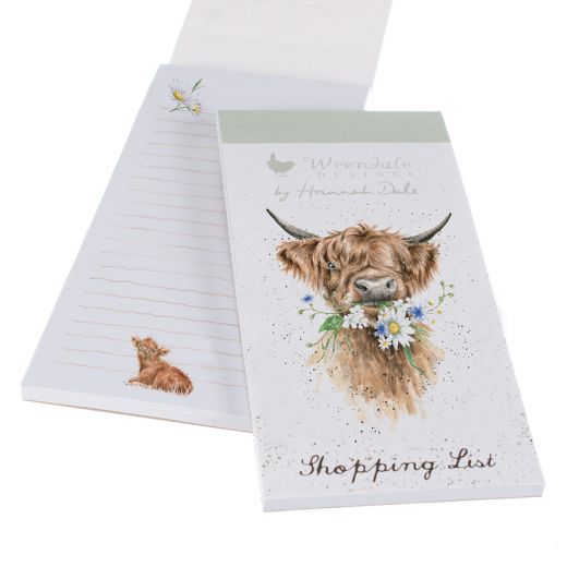 Wrendale Designs Shopping Pad, 'Daisy Coo'