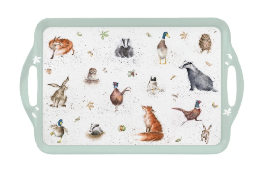 Wrendale Designs Large Serving Tray, 'Country Set'