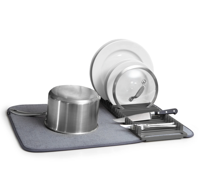 Umbra 'UDry' Dish Drying Mat, Charcoal Grey